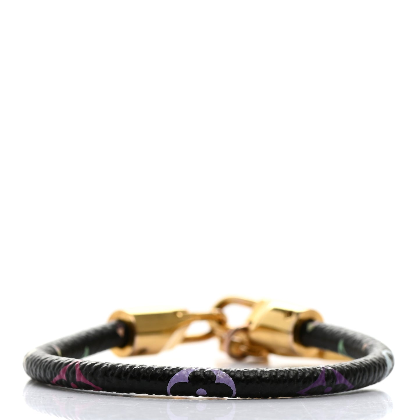 Monogram Multicolor Luck It Bracelet 19 Black