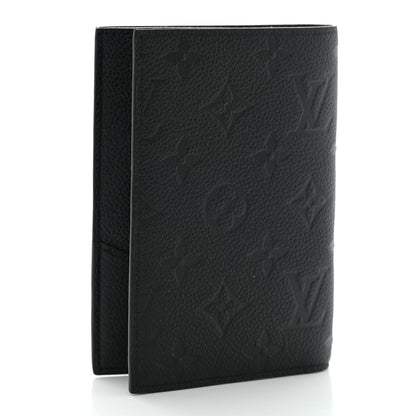 Louis Vuitton Empreinte Monogram Passport Cover Black 3 of 7