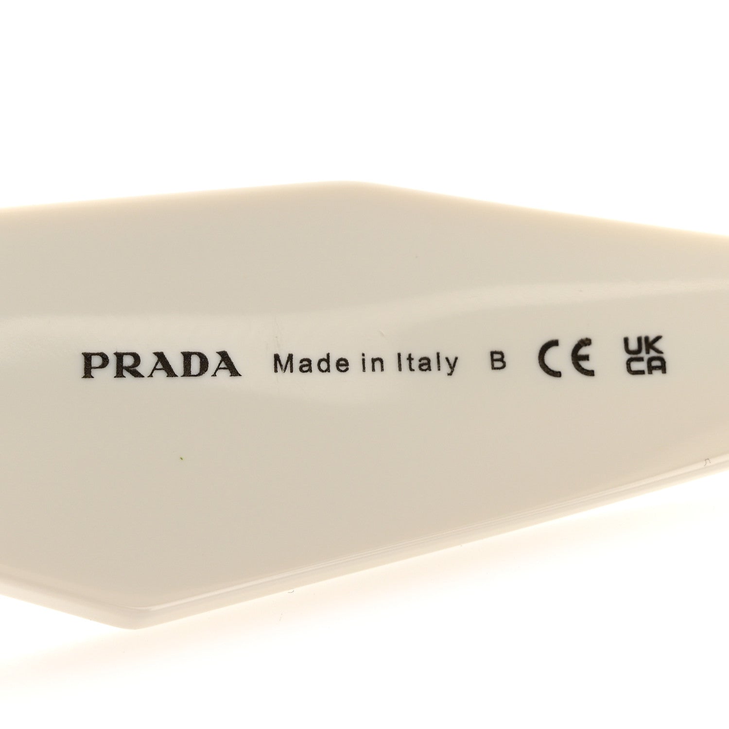 Prada Acetate Symbole Sunglasses SPR 17W White 1851734 – FASHIONPHILE