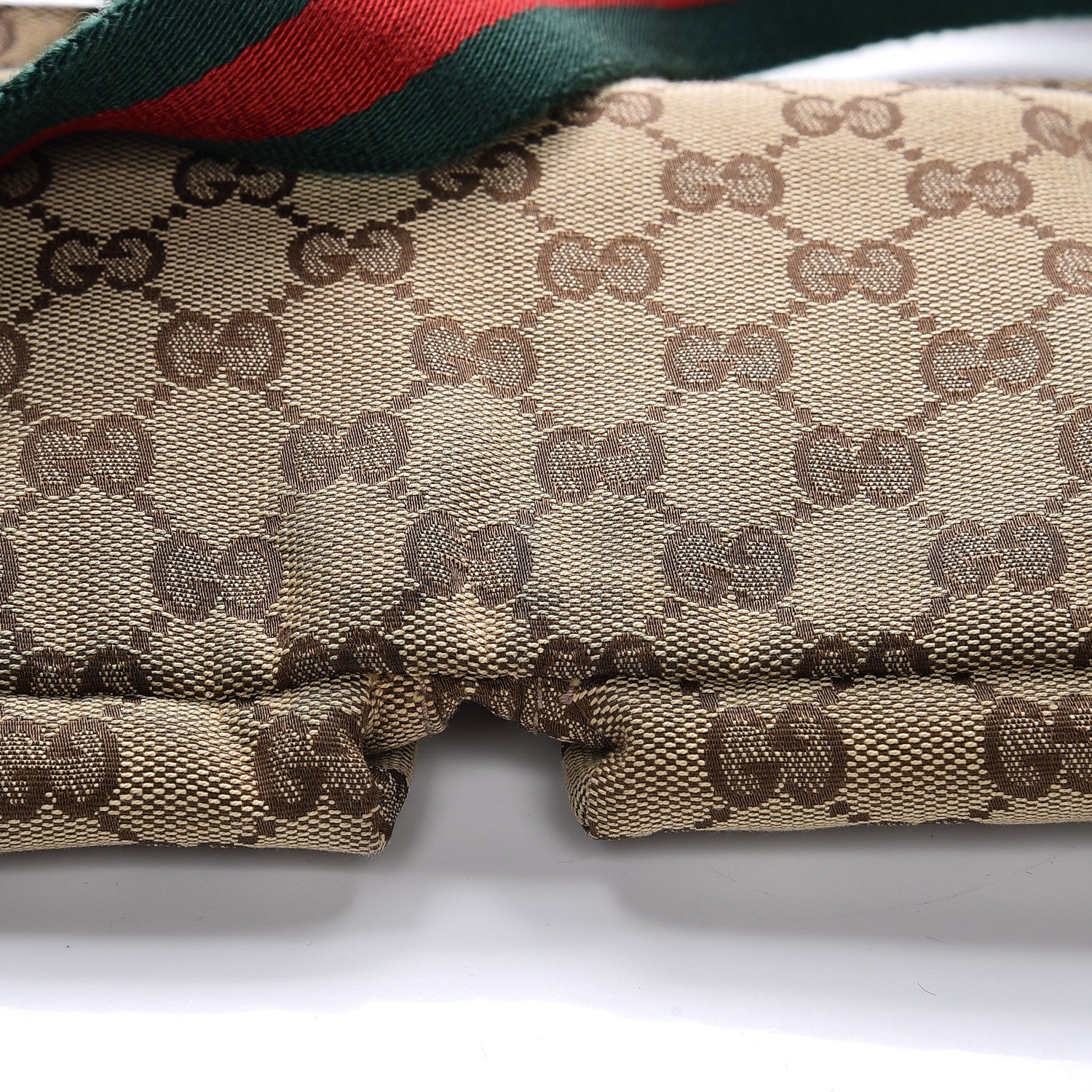 Gucci Monogram Web Belt Bag Dark Brown 8 of 9