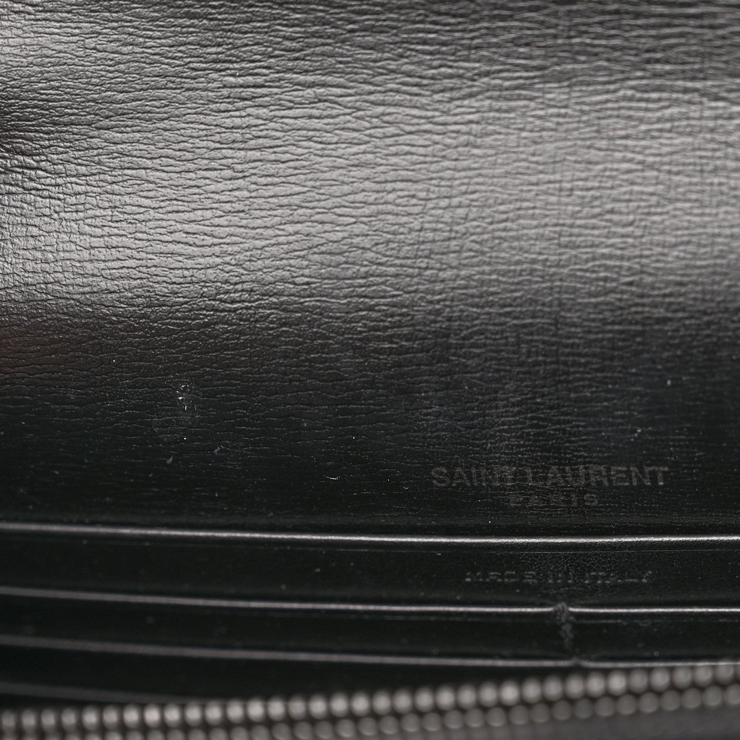 Saint Laurent Calfskin Monogram Sunset Chain Wallet Black 12 of 18