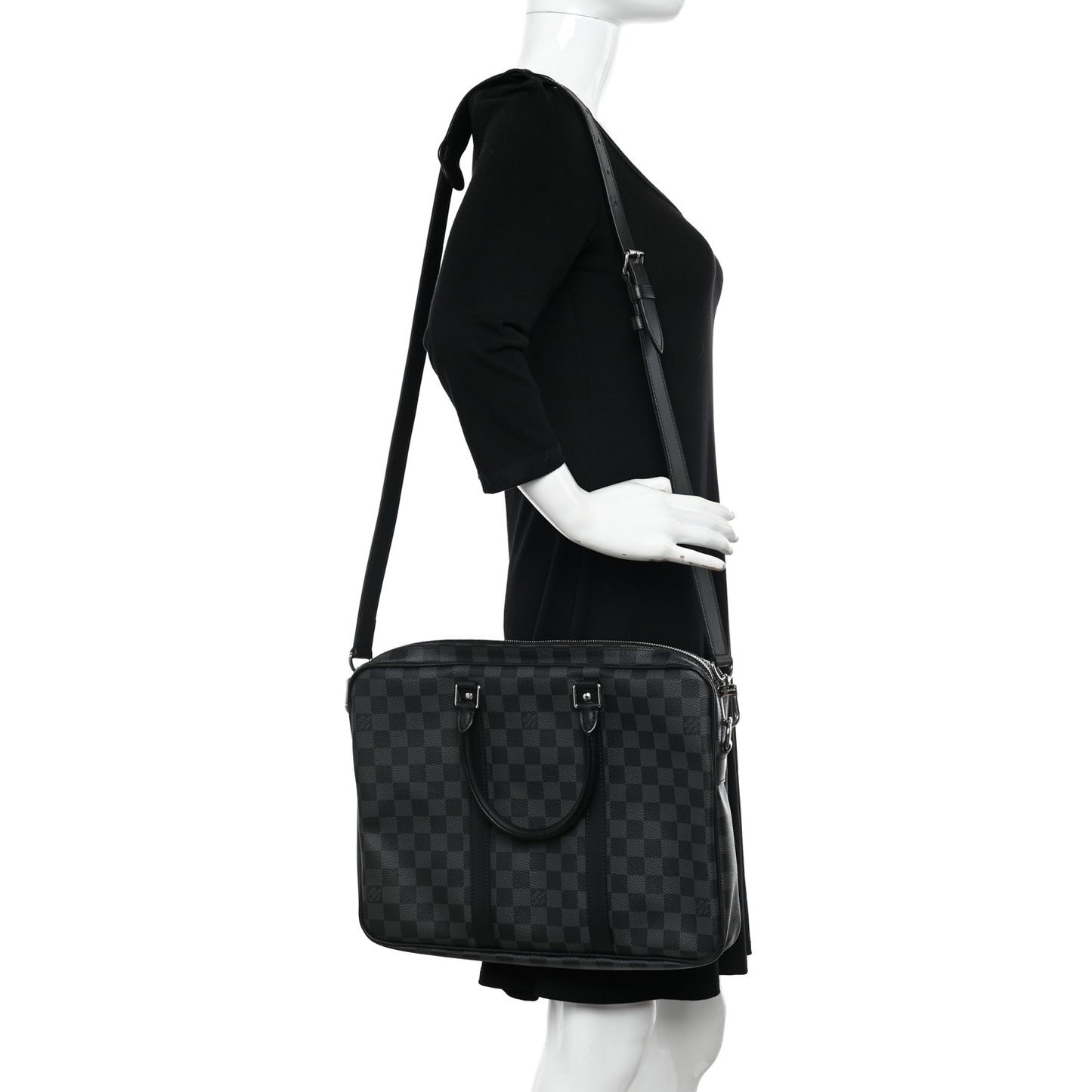 Damier Graphite Porte Documents Voyage PM