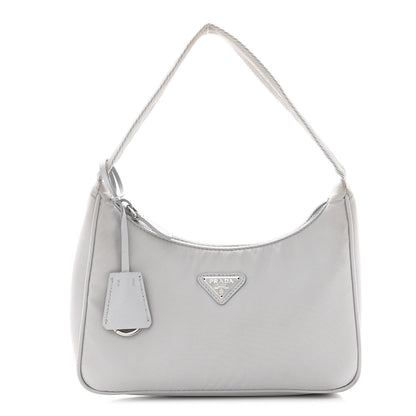 Prada Tessuto Nylon Mini Re-Edition 2000 Bag Fiordaliso 1 of 9
