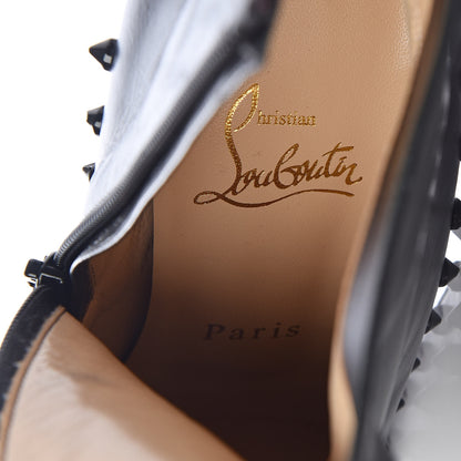 Christian Louboutin Calfskin Willetta 100 Ankle Boots 37.5 Black 5 of 6