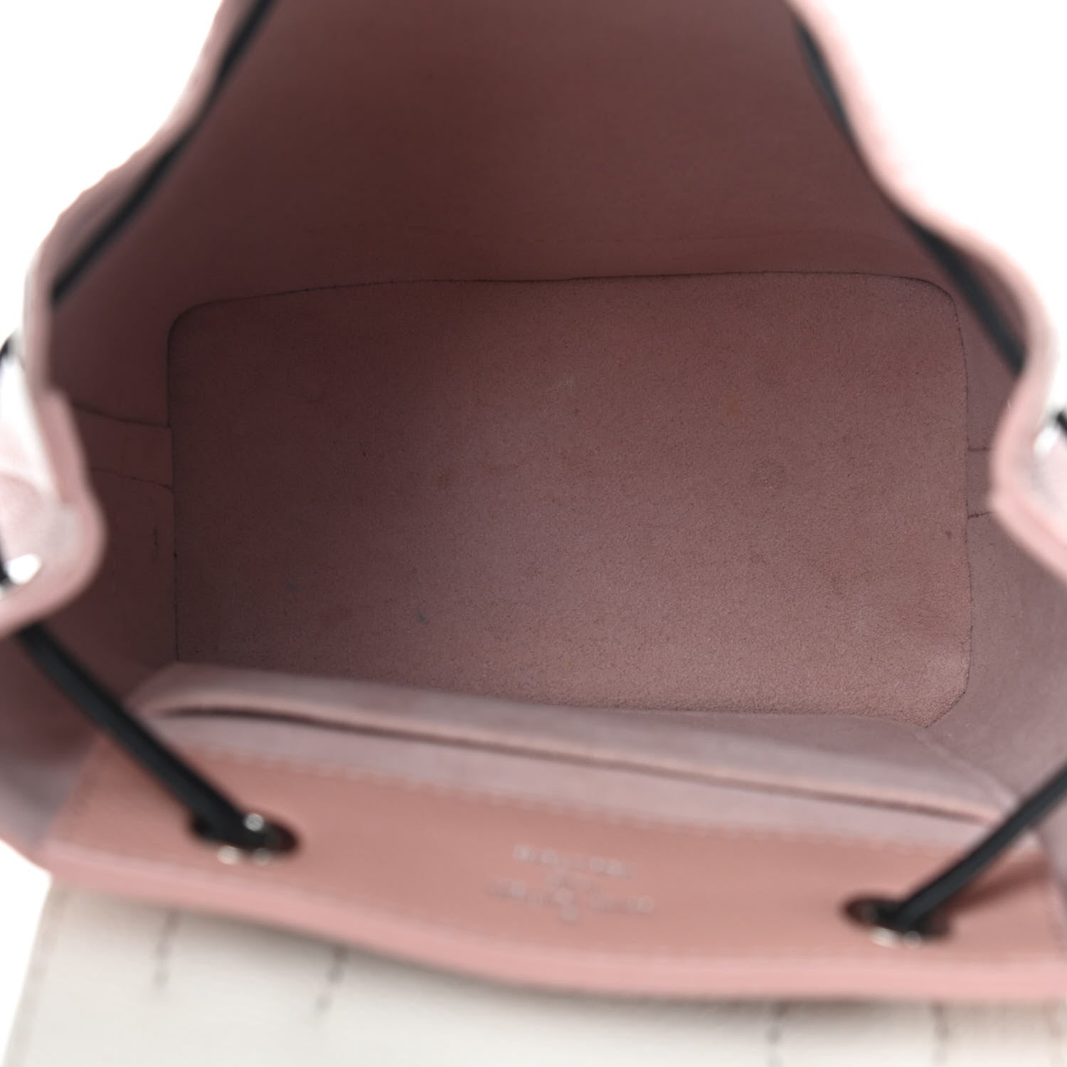 Louis Vuitton Soft Calfskin Lockme Backpack Rose Ballet White Maito Black 4 of 7