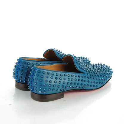 Christian Louboutin Mens Calfskin Rollerboy Spikes Flat Loafers 42.5 Turquin 4 of 7