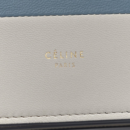 Celine Smooth Lambskin Frame Evening Chain Clutch Grey Storm 8 of 9