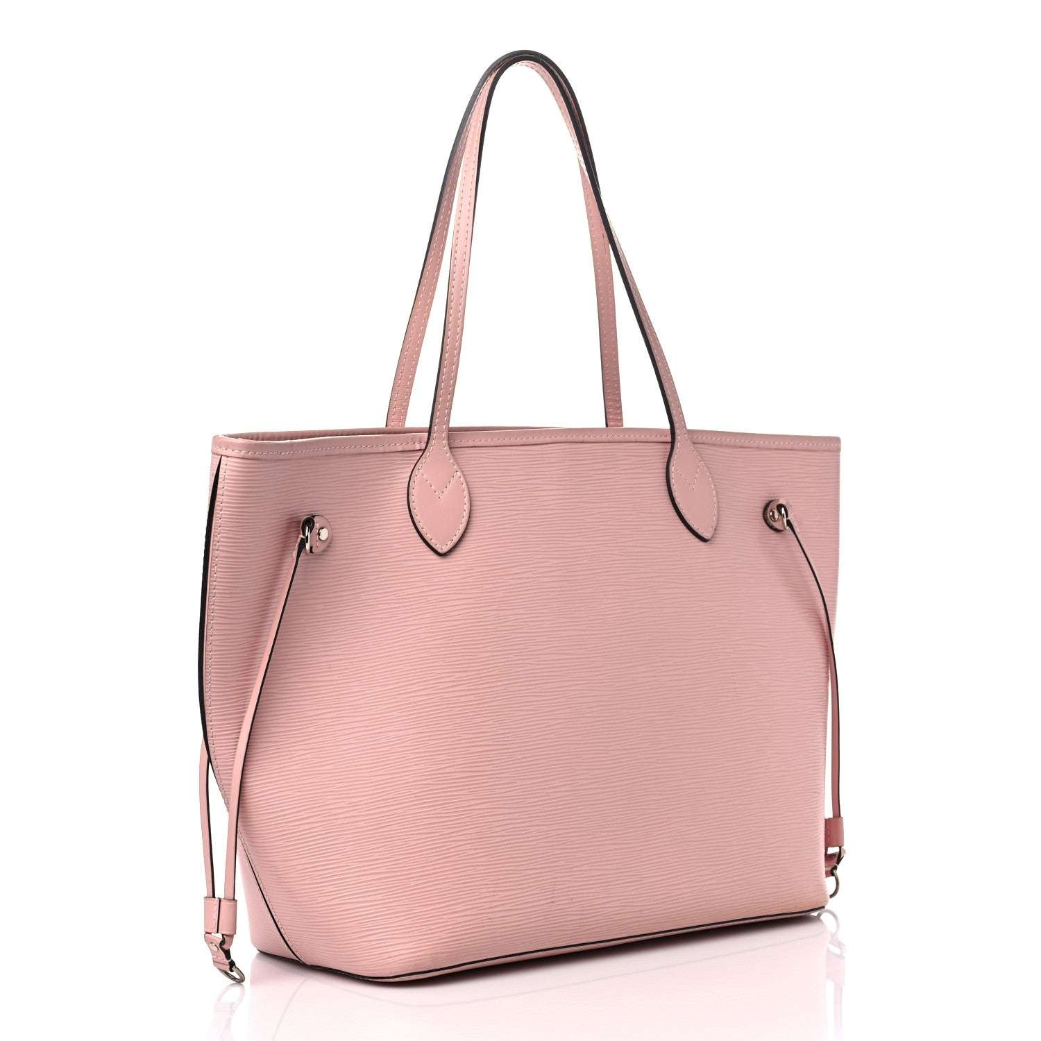 Louis Vuitton Epi Neverfull MM Rose Ballerine 3 of 18