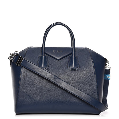 Givenchy Sugar Goatskin Medium Antigona Night Blue 1 of 8