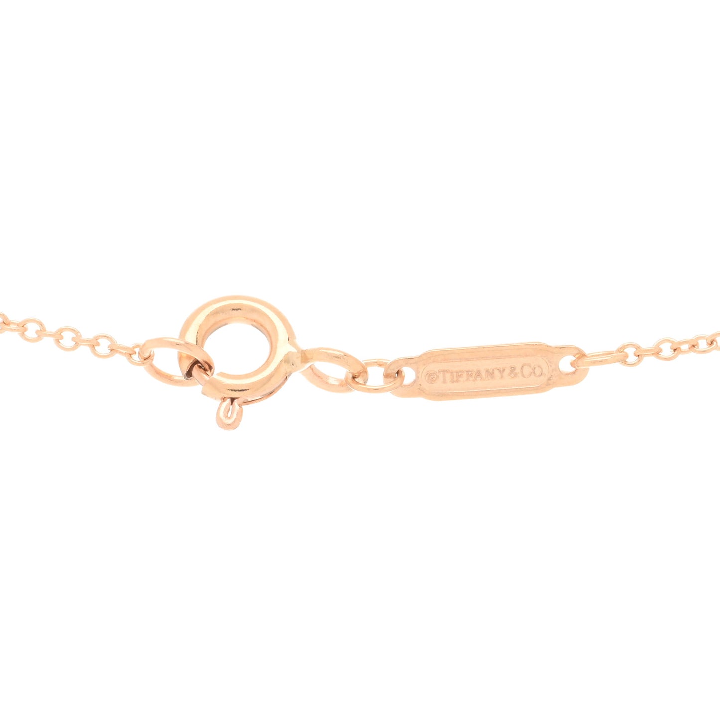 18K Rose Gold Ampersand Pendant Necklace