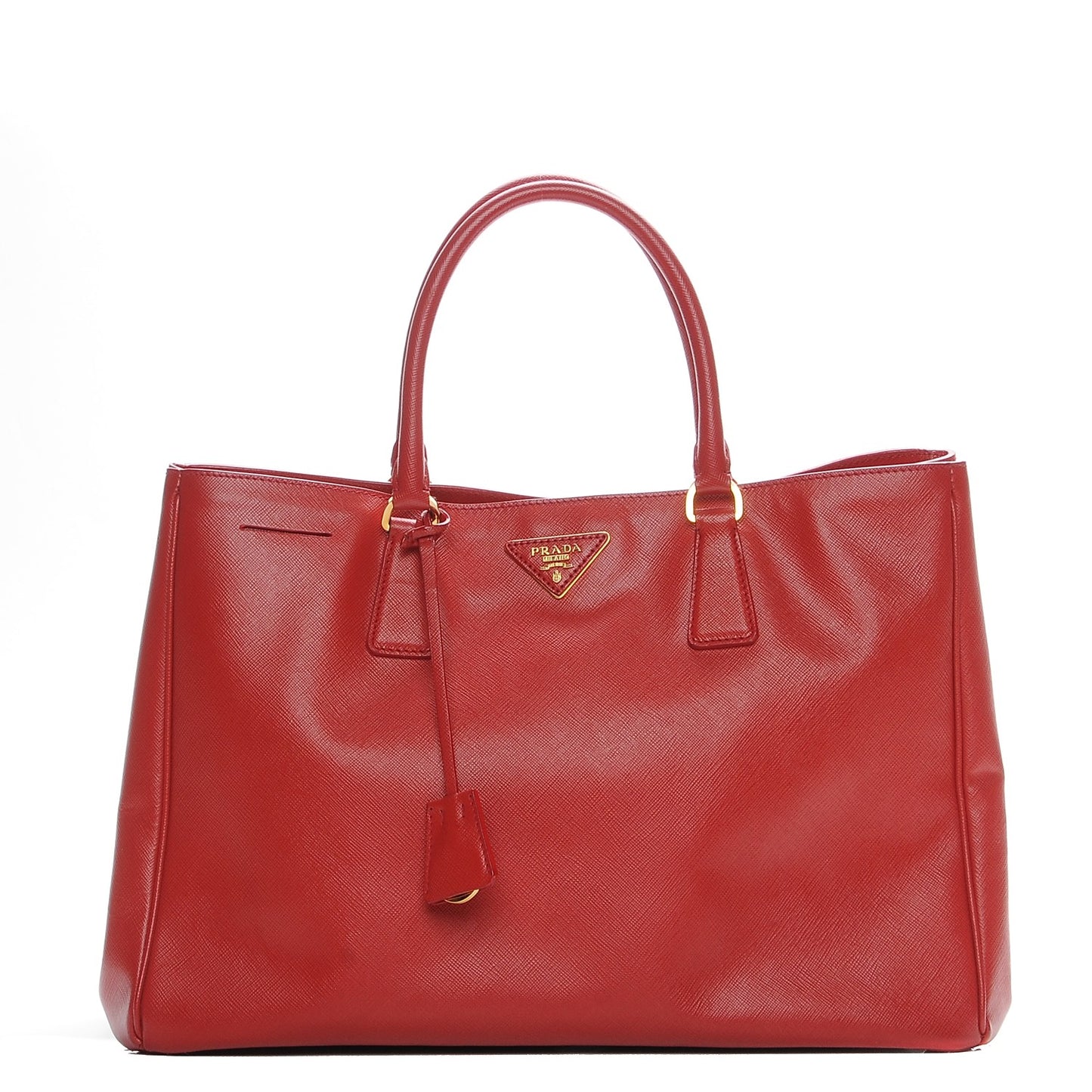 Saffiano Lux Large Tote Fuoco