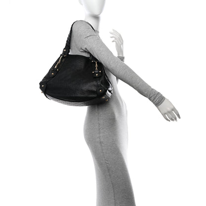Gucci Guccissima Small Pelham Shoulder Bag Black 2 of 15