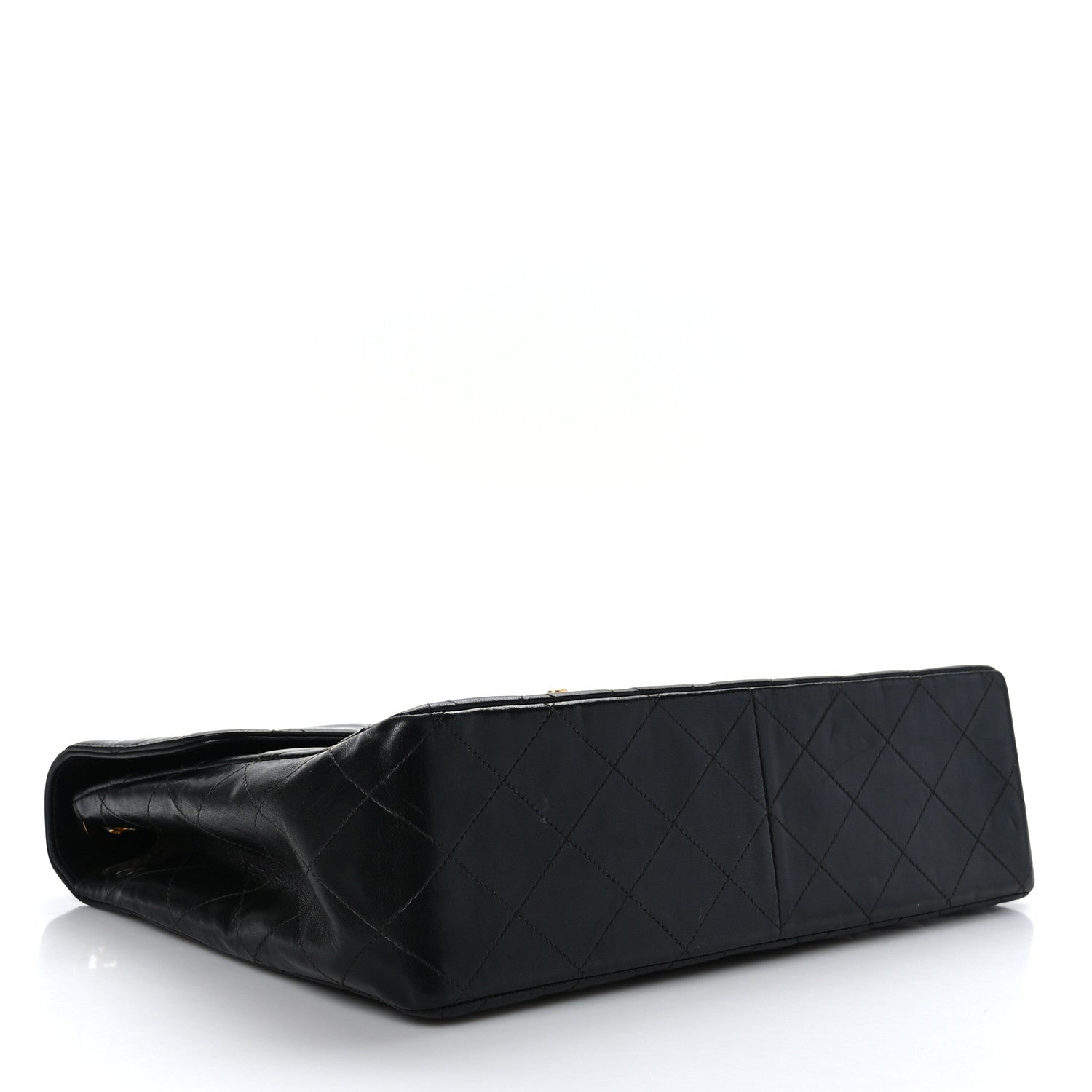 Chanel Lambskin Quilted Jumbo Single Flap Black 4 of 9