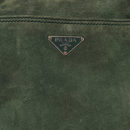 Prada Scamosciato Shoulder Bag Agave 8 of 14