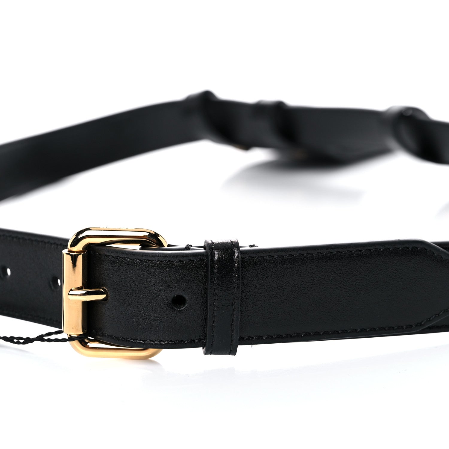 Fendi Vitello Glacier Utility Belt Pouch Black 10 of 10