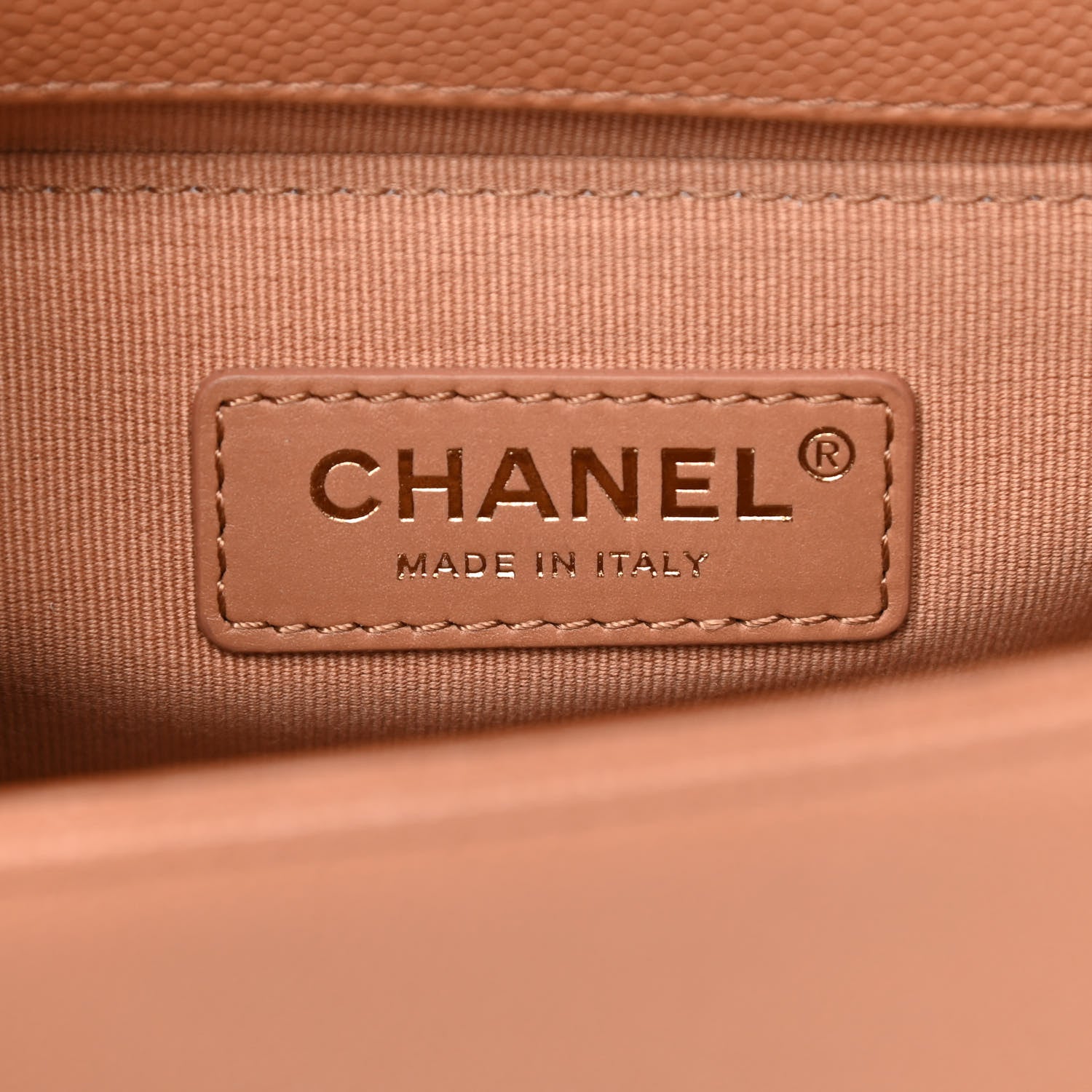 Chanel Caviar Quilted Small Boy Flap Brown 6 of 10