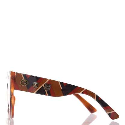 Gucci Acetate Square Frame Sunglasses GG0059S Multicolor 2 of 6