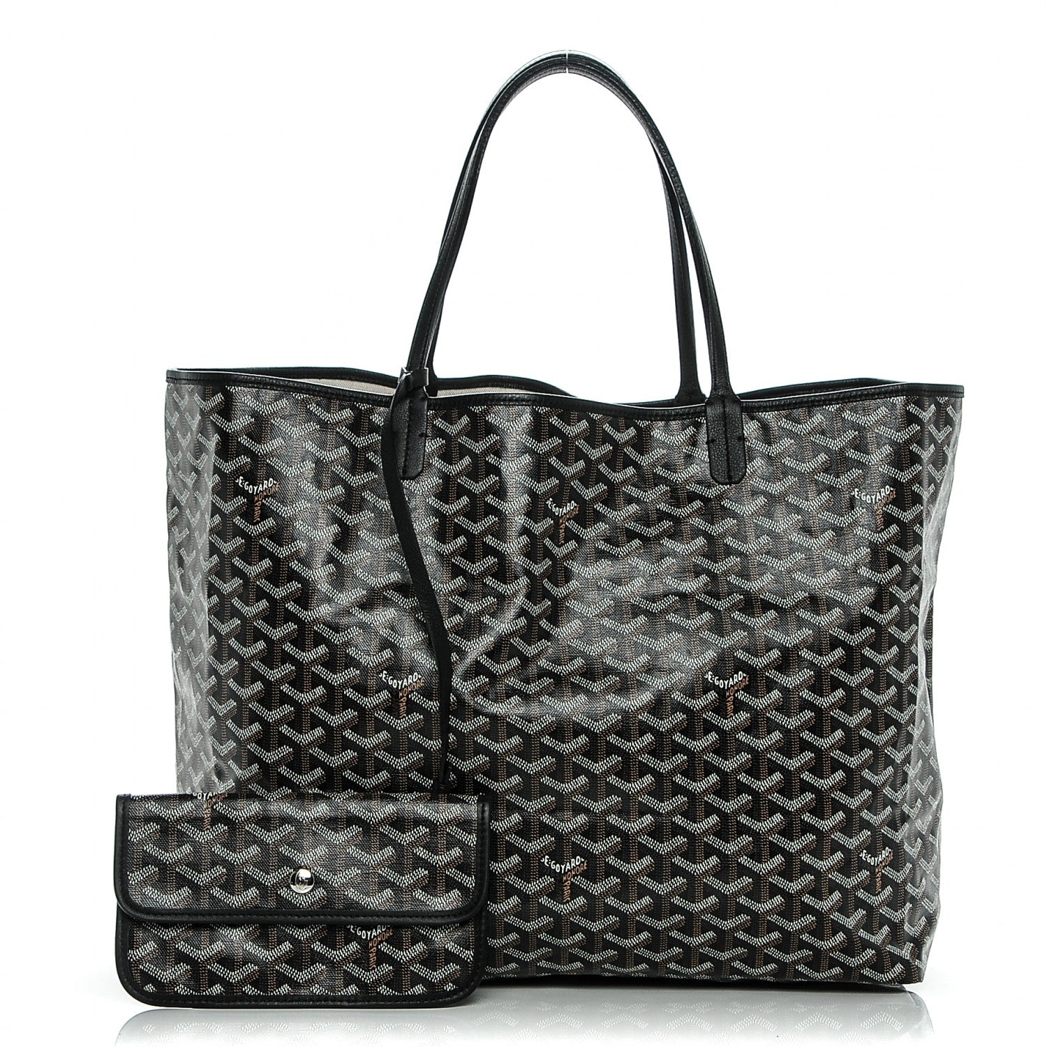 Goyard Goyardine Saint Louis GM Black 1 of 8