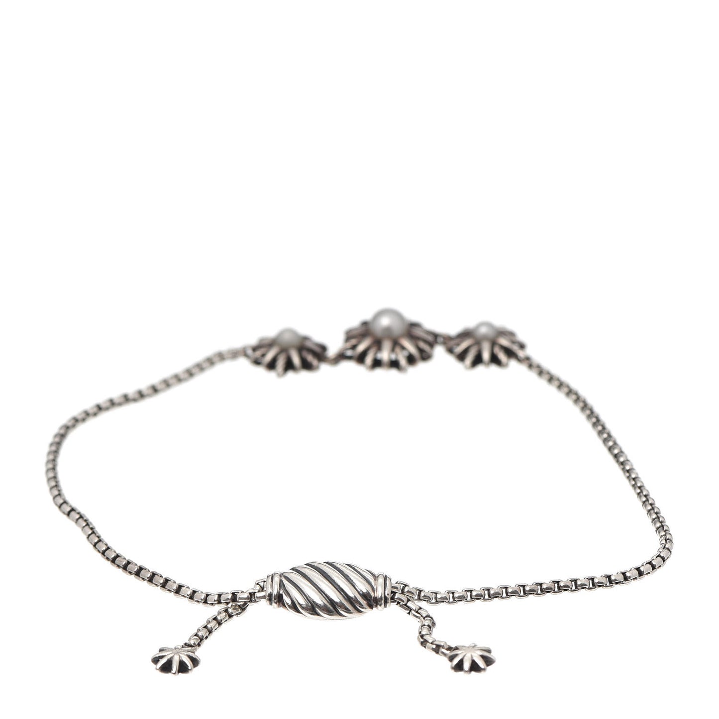 Sterling Silver Pearl Starburst Bracelet