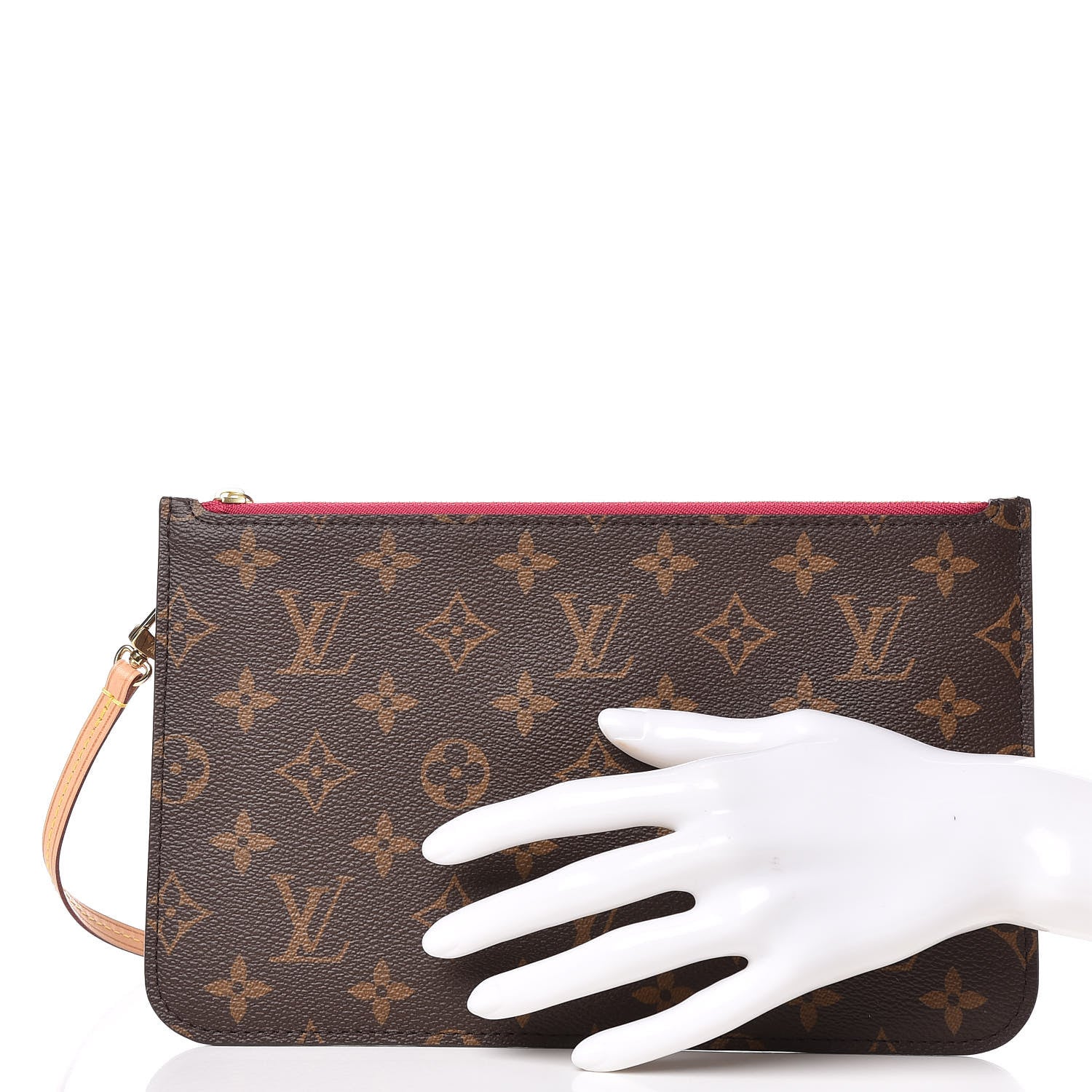 Louis Vuitton Monogram Neverfull MM GM Pochette Pivoine 2 of 8