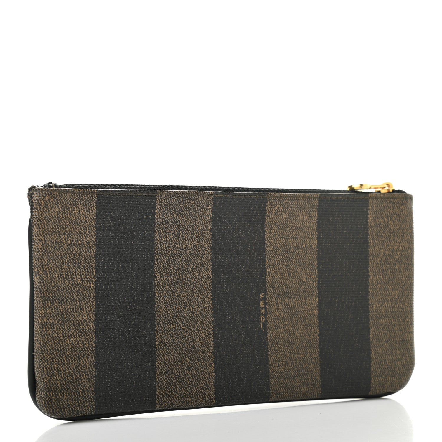 Fendi Pequin Zip Clutch Tobacco 3 of 10