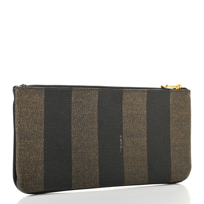 Fendi Pequin Zip Clutch Tobacco 3 of 10