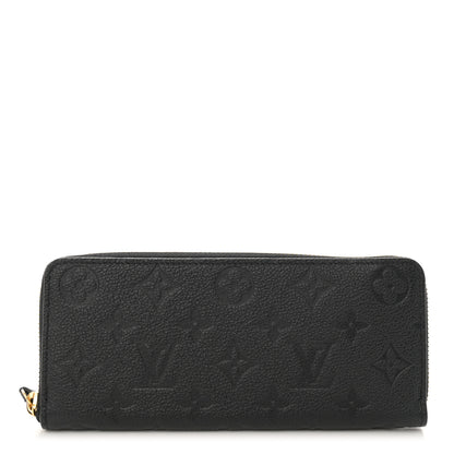 Louis Vuitton Empreinte Clemence Wallet Black 1 of 7