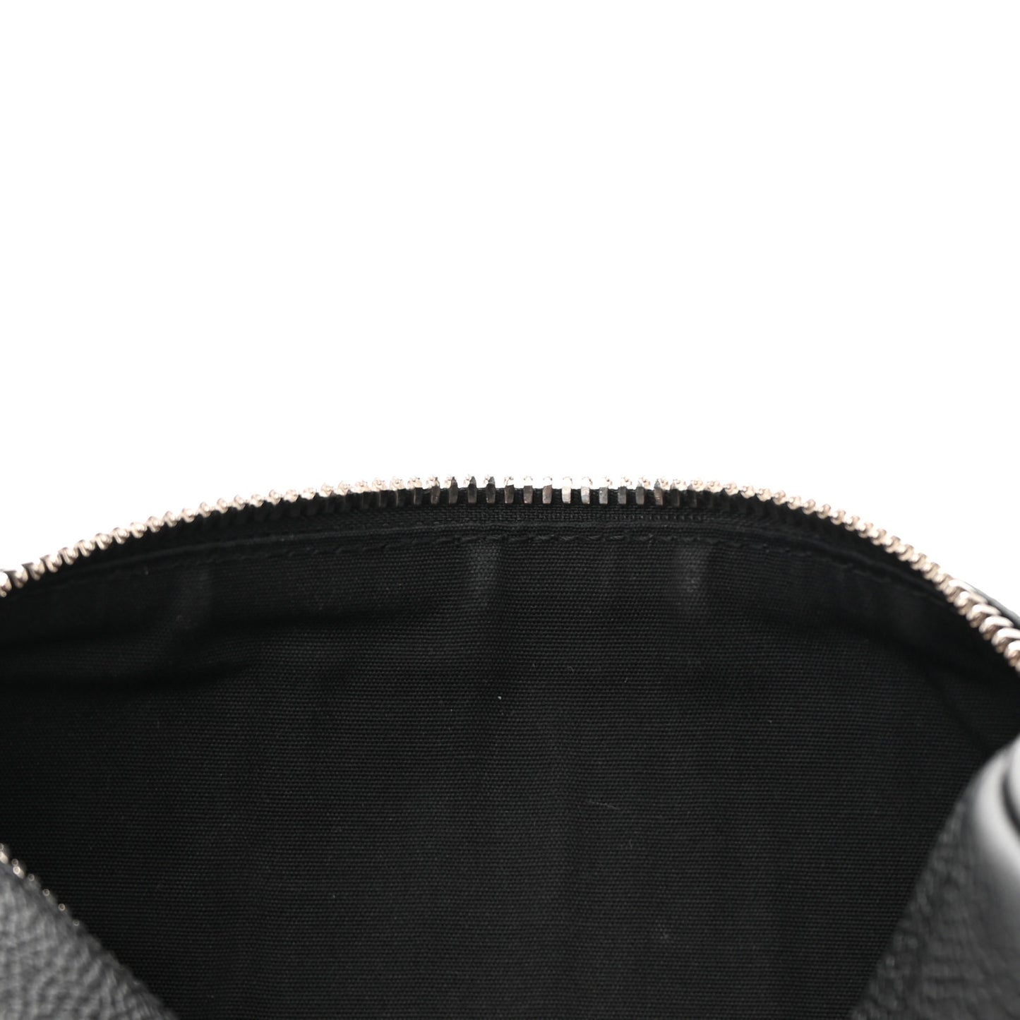HOMME Grained Calfskin Mens Roller Pouch Black