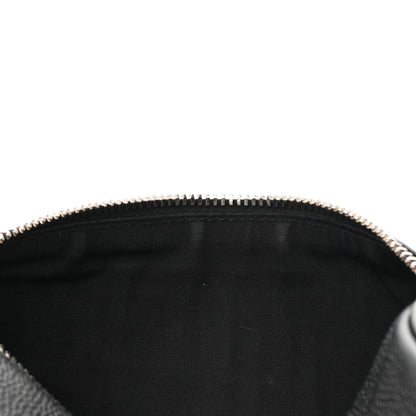 Christian Dior HOMME Grained Calfskin Mens Roller Pouch Black 11 of 12