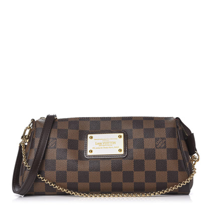 Louis Vuitton Damier Ebene Eva Clutch 1 of 10