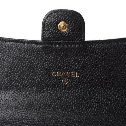 Chanel Caviar Quilted Travel Wallet Black 6 of 8
