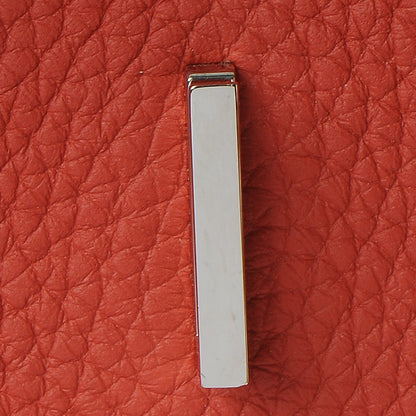 Hermes Togo Horseshoe Birkin 35 Sanguine White 25 of 42