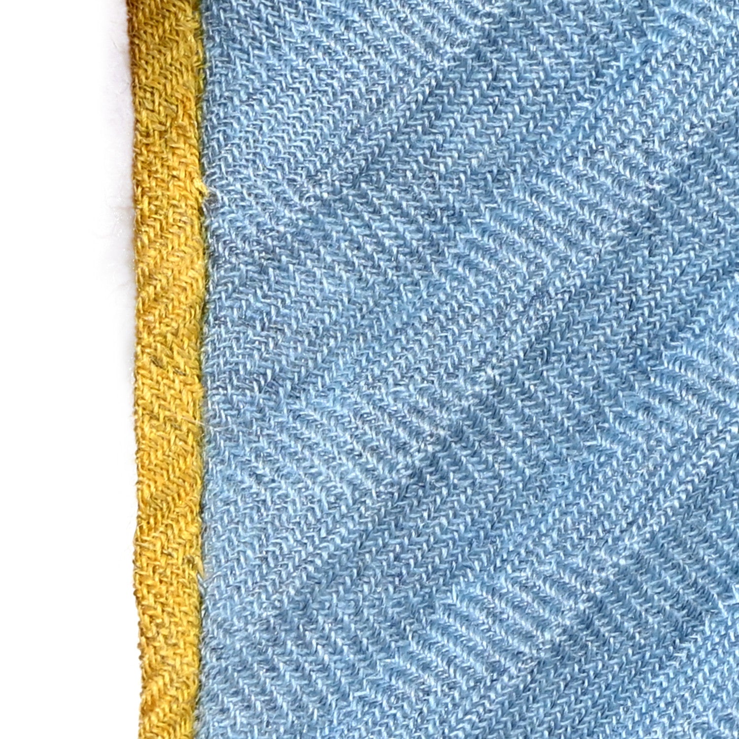 Hermes Silk Plisse Foulard Brides de Gala Scarf 140 Bleu Denim Bleu Indigo 7 of 7
