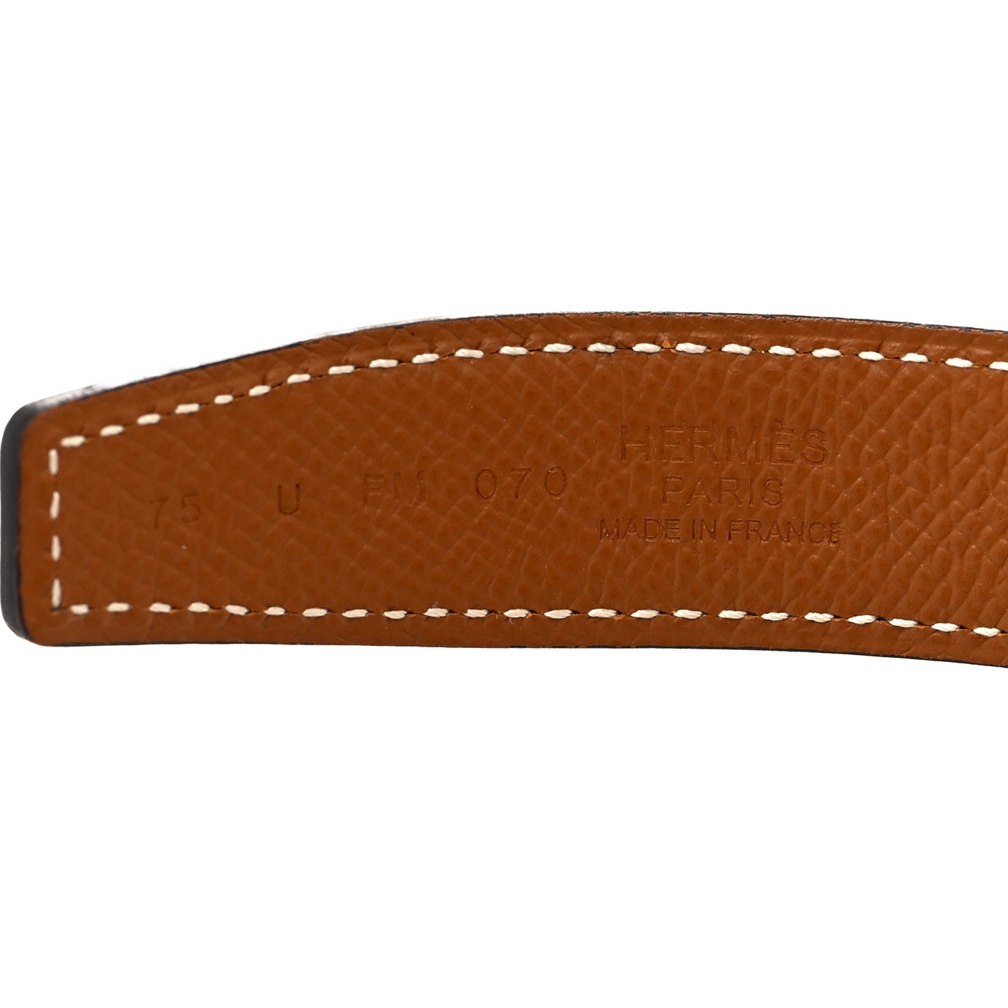 Swift Epsom 24mm Gamma Gourmette Belt 75 Black Gold