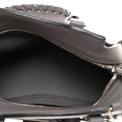 Balenciaga Grained Calfskin Neo Classic Silver Hardware Mini City Dark Grey 5 of 9