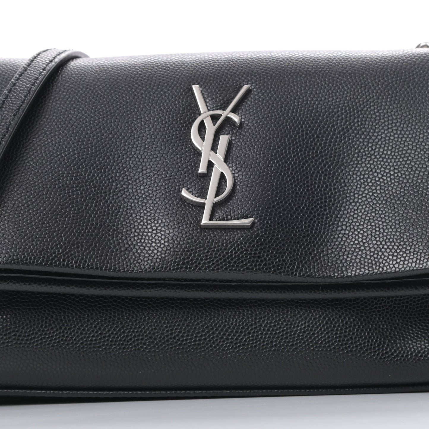 Grain De Poudre Monogram Toy West Hollywood Fold-Over Bag Black