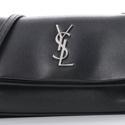 Saint Laurent Grain De Poudre Monogram Toy West Hollywood Fold-Over Bag Black 8 of 10
