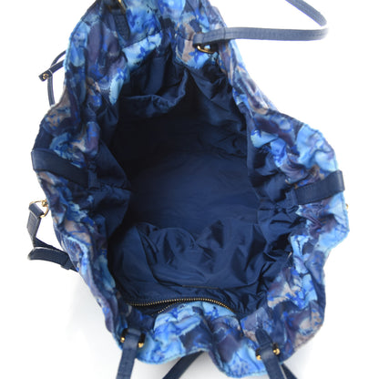 Louis Vuitton Nylon Monogram Ikat Noefull MM Grand Blue 5 of 22