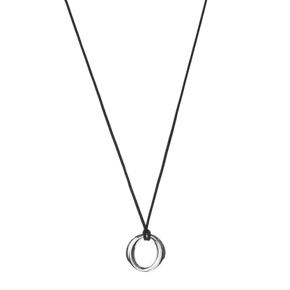 Tiffany Sterling Silver Elsa Peretti Sevillana Pendant Necklace 1 of 6