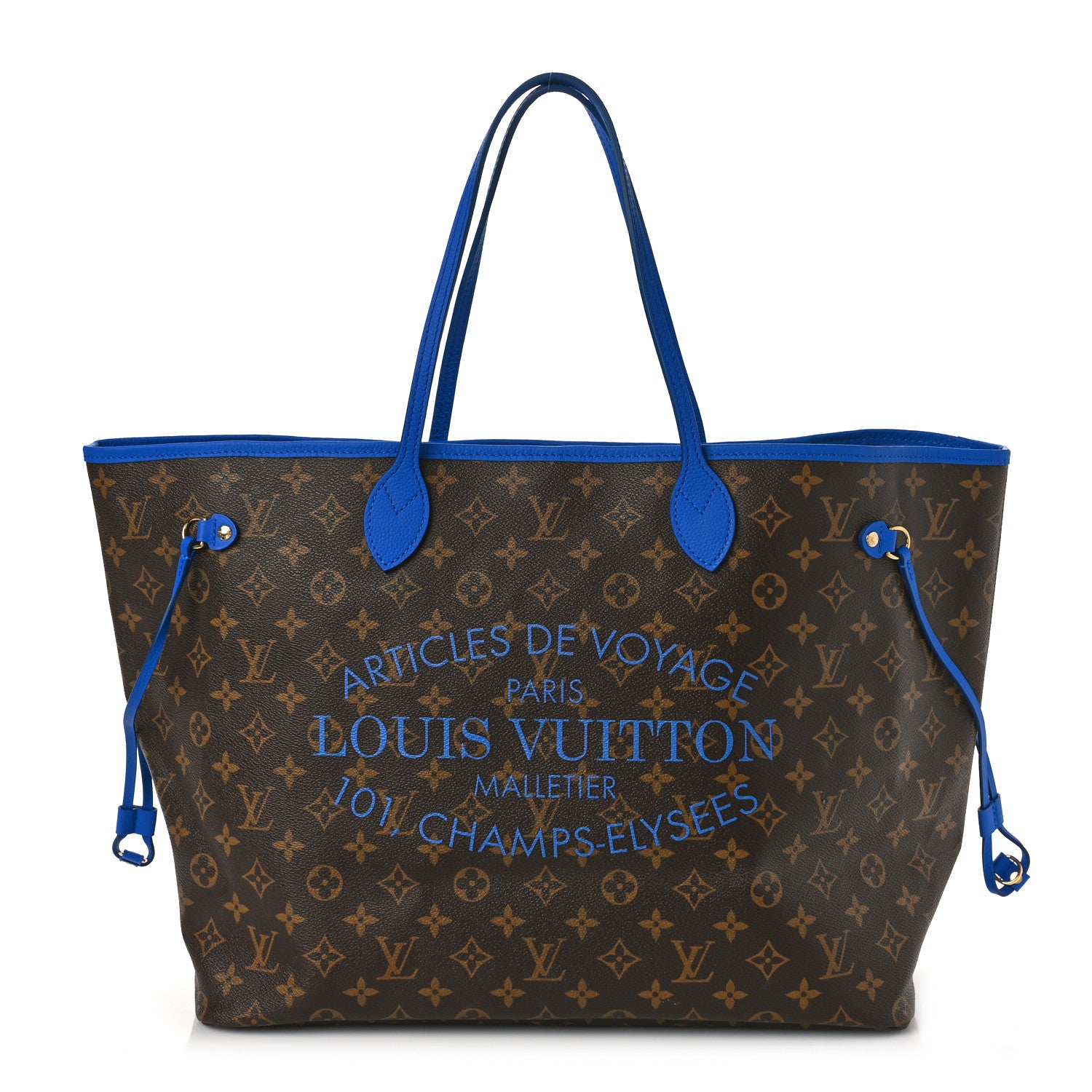 Louis Vuitton Monogram Articles de Voyage Ikat Neverfull GM Grand Blue 1 of 8
