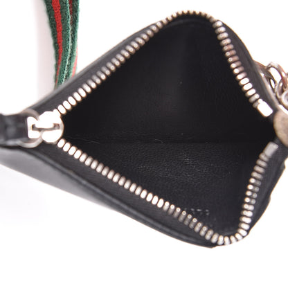 Gucci GG Supreme Monogram Kingsnake Lanyard Coin Case Card Holder 7 of 9