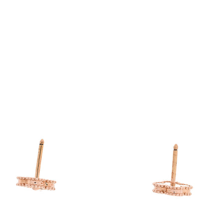 Van Cleef & Arpels 18K Rose Gold Sweet Alhambra Earrings 3 of 5