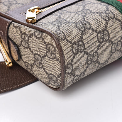 Gucci GG Supreme Monogram Web Small Ophidia Belt Bag 105 42 Dark Brown 8 of 9