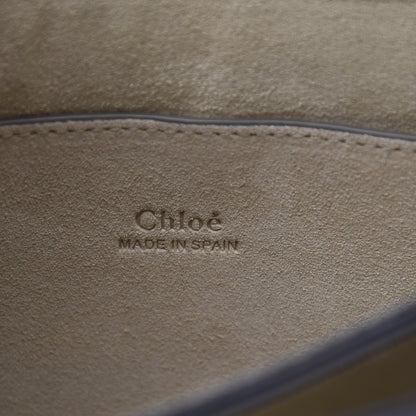 Chloe Suede Calfskin Small Faye Shoulder Bag Cement Pink 5 of 11