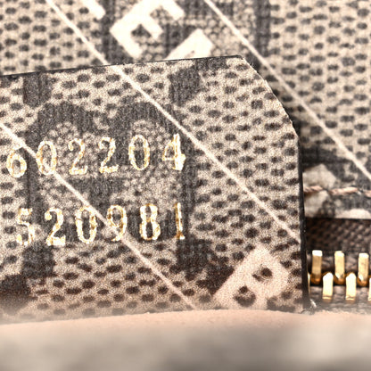 Gucci X BALENCIAGA GG Supreme Monogram Logo Print Horsebit 1955 Shoulder Bag Beige Ebony 7 of 10