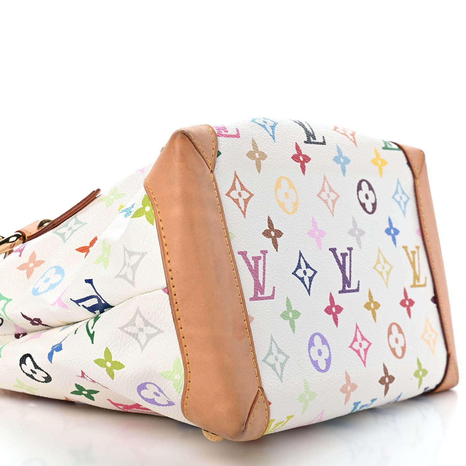 Louis Vuitton Monogram Multicolor Audra White 6 of 7