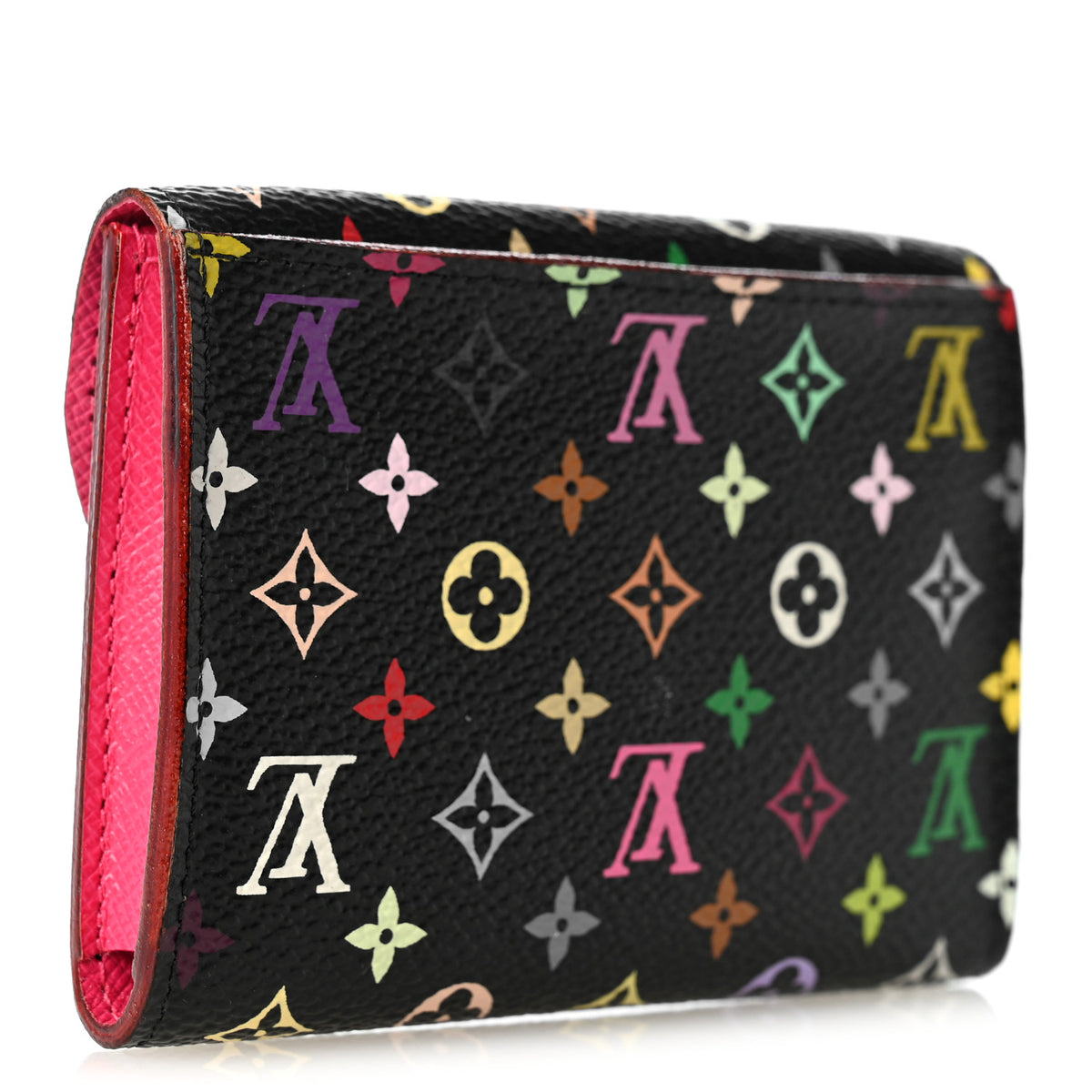 Louis Vuitton Monogram Multicolor Business Card Holder Black Grenade 3 of 7