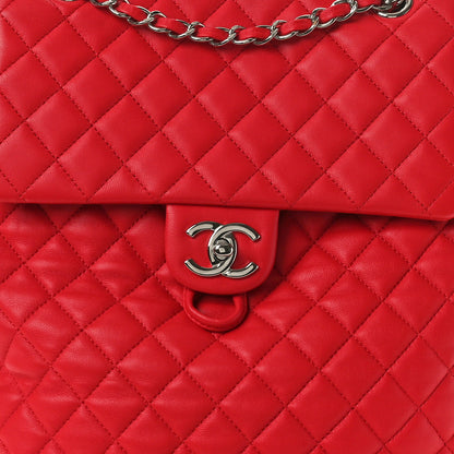Chanel Lambskin Quilted Large Urban Spirit Backpack Red 8 of 10