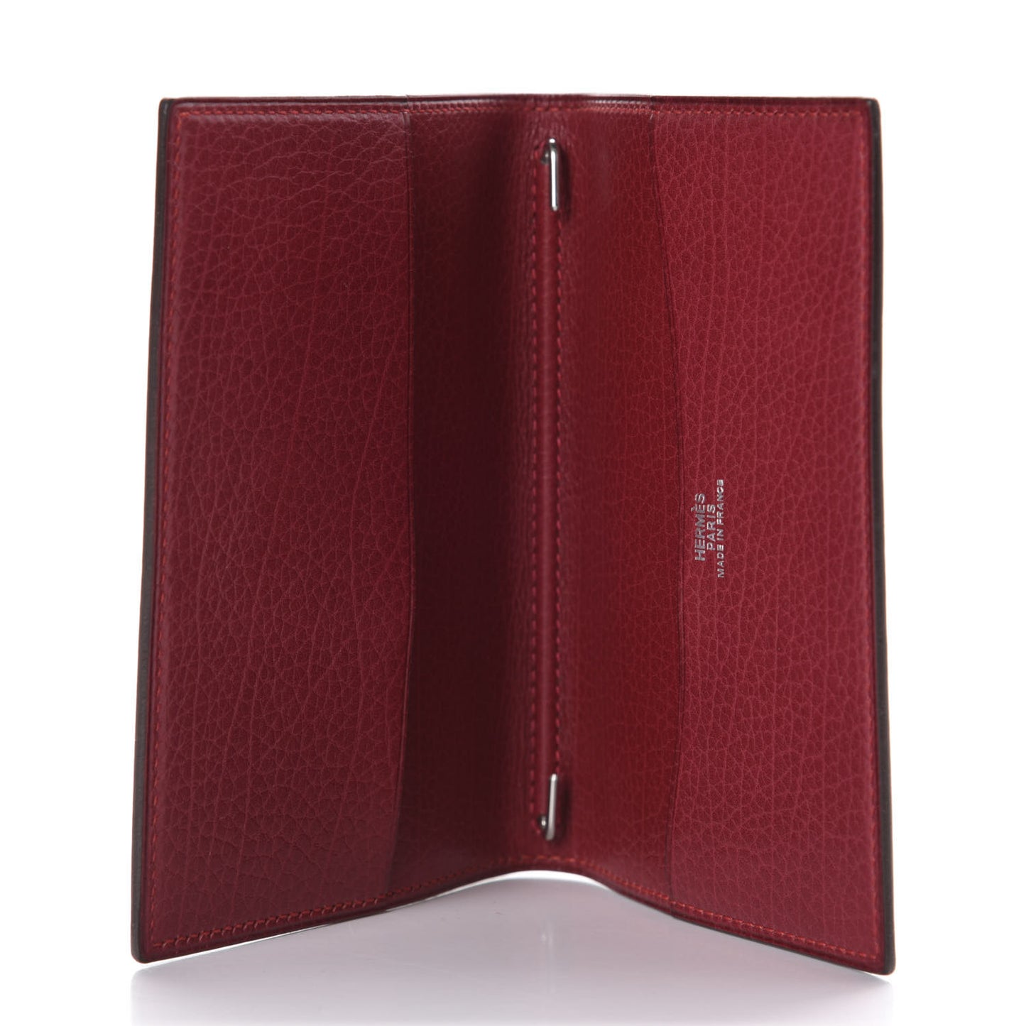 Veau Rodeo Bi-Color Globe Trotter Agenda Cover PM Havane Rouge Garance