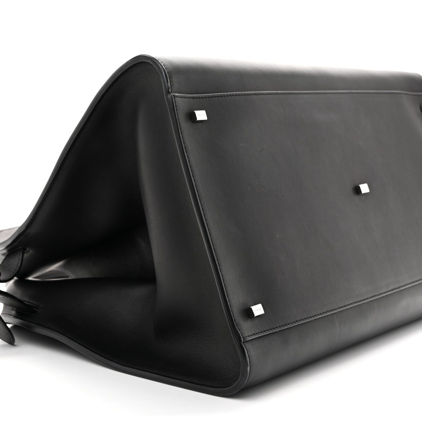 Polished Saddle Calfskin Soft Margaux 17 Black